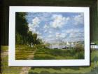 Biete 5 Bilder hinter Glas 2 Bilder von Claude Monet Peproduktion